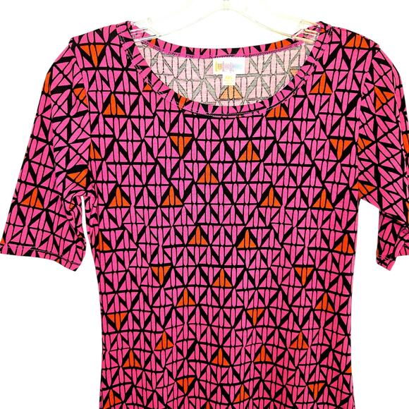 Lularoe XXS Pink Women's Short Sleeves Sun Dress Miss Size 0 2 Extra Small - Picture 1 of 6